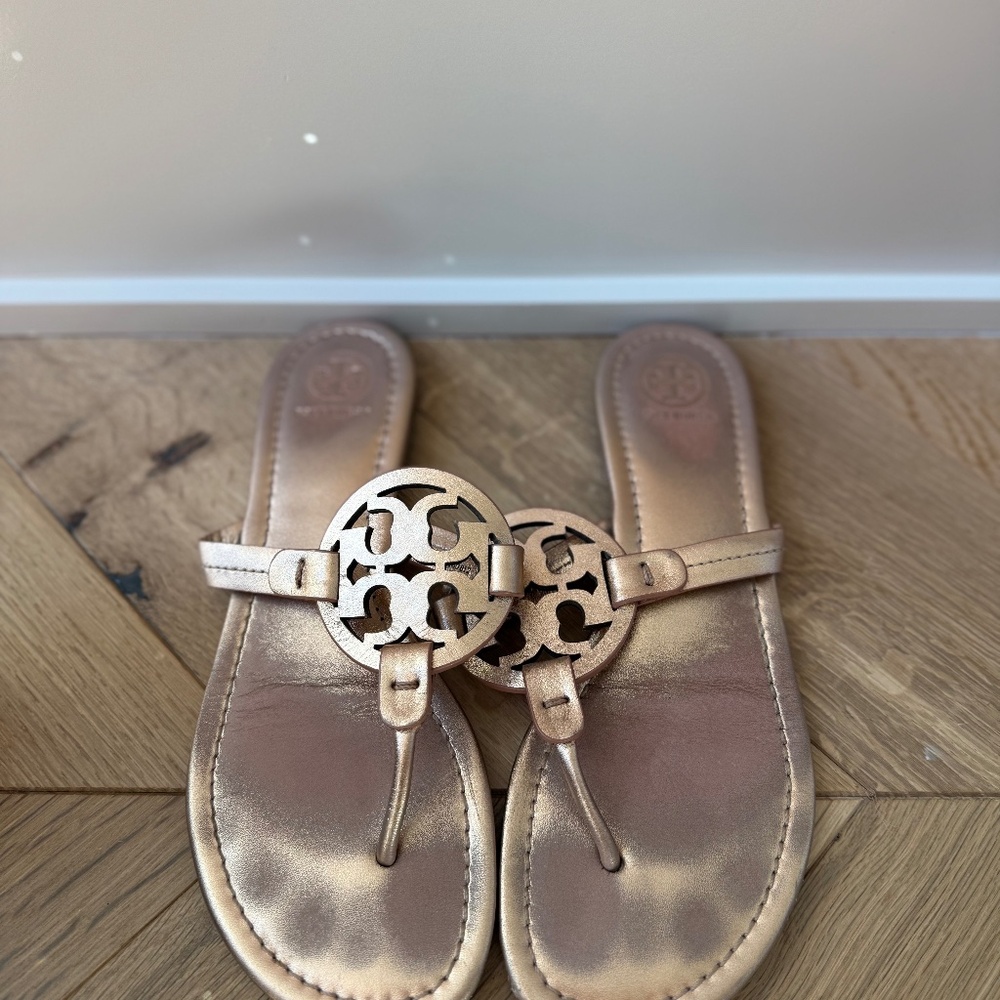 Tory Burch Slide Rose Gold 8.5
